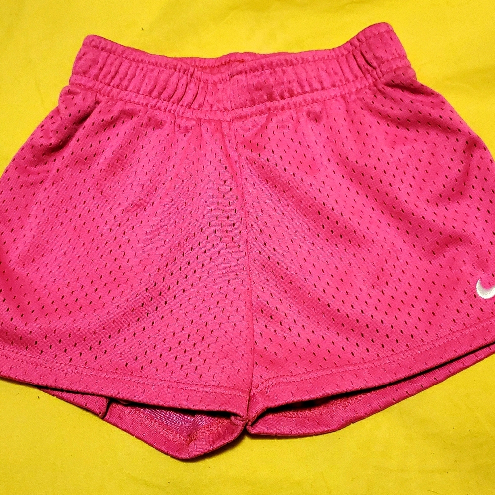 BABY TODDLER SIZE 24 MOS NIKE PINK SHORTS EUC